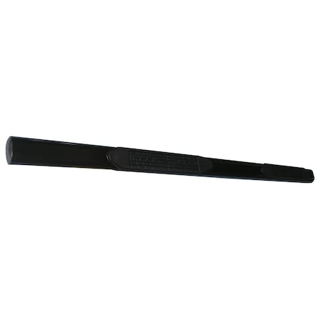 Trailfx TrailFX 2930314043; Step Nerf Bar; With Step Pads 4 Inch Oval Straight Powder Coated Black Steel 2930314043